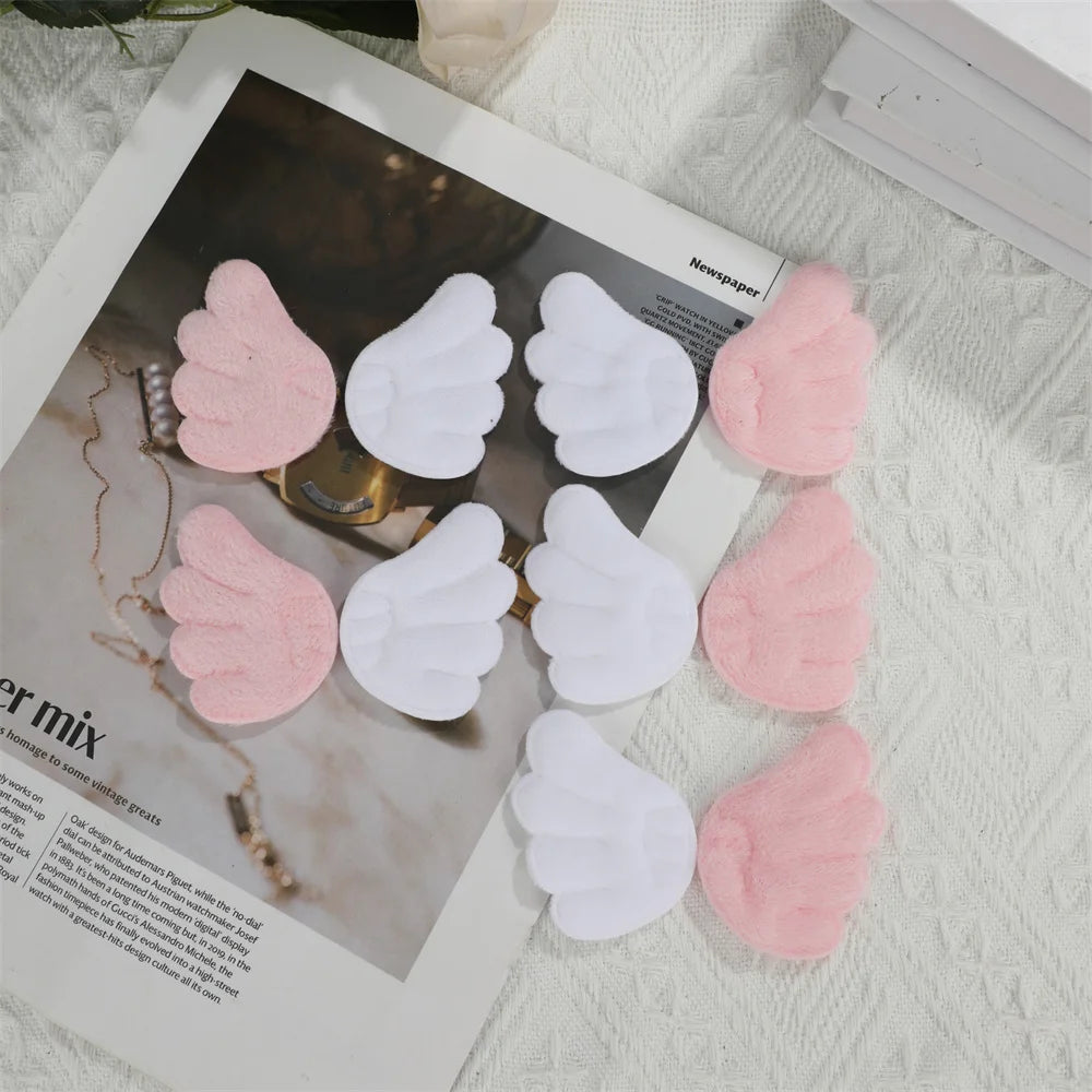 10Pcs Sweet Plush DIY Photocard Holder Handmade Material Korean Idol Photo Card Holder Lace Strips Cute Cartoon Ears Accessories