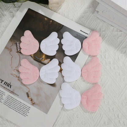 10Pcs Sweet Plush DIY Photocard Holder Handmade Material Korean Idol Photo Card Holder Lace Strips Cute Cartoon Ears Accessories