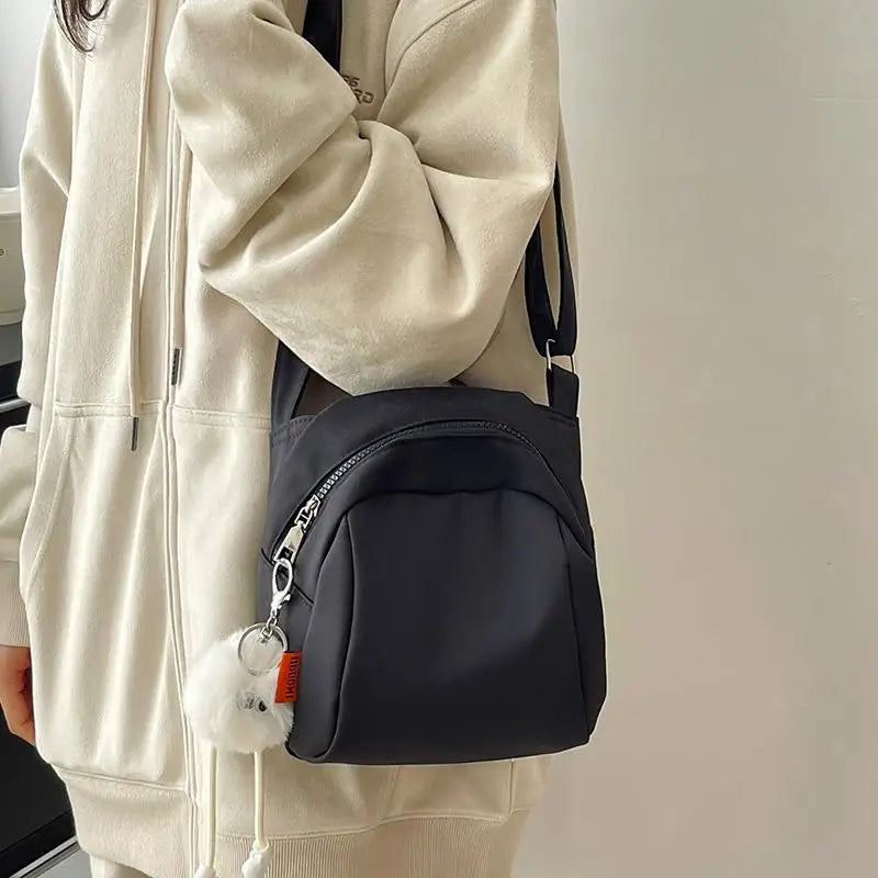 Large Capacity Shoulder Crossbody Bag For Women Lightweight Waterproof Canvas Bags Fashion Shell Bags