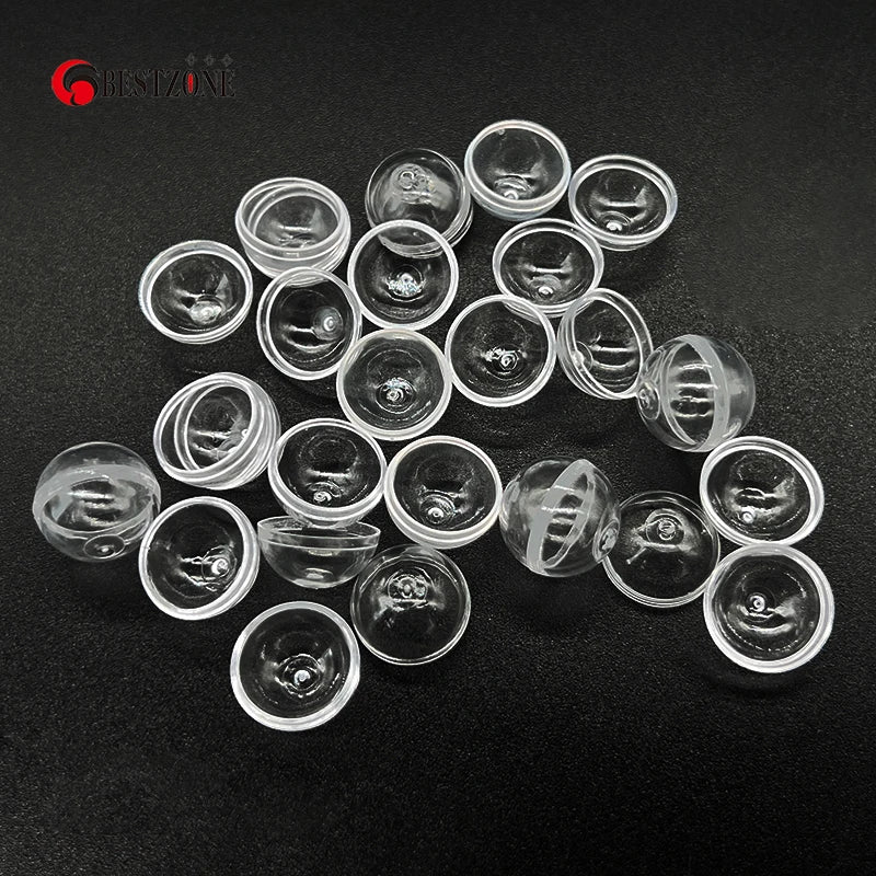 Very Small Mini Tiny 20Pcs 0.67/0.68Inch 17MM 1.7cm Empty Plastic Capsule Toys Surprise Balls Eggshell Container Prop Training