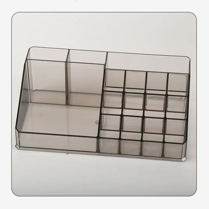 Transparent cosmetics storage box Dresser finishing jewelry lipstick air cushion eyeshadow storage box manufacturer