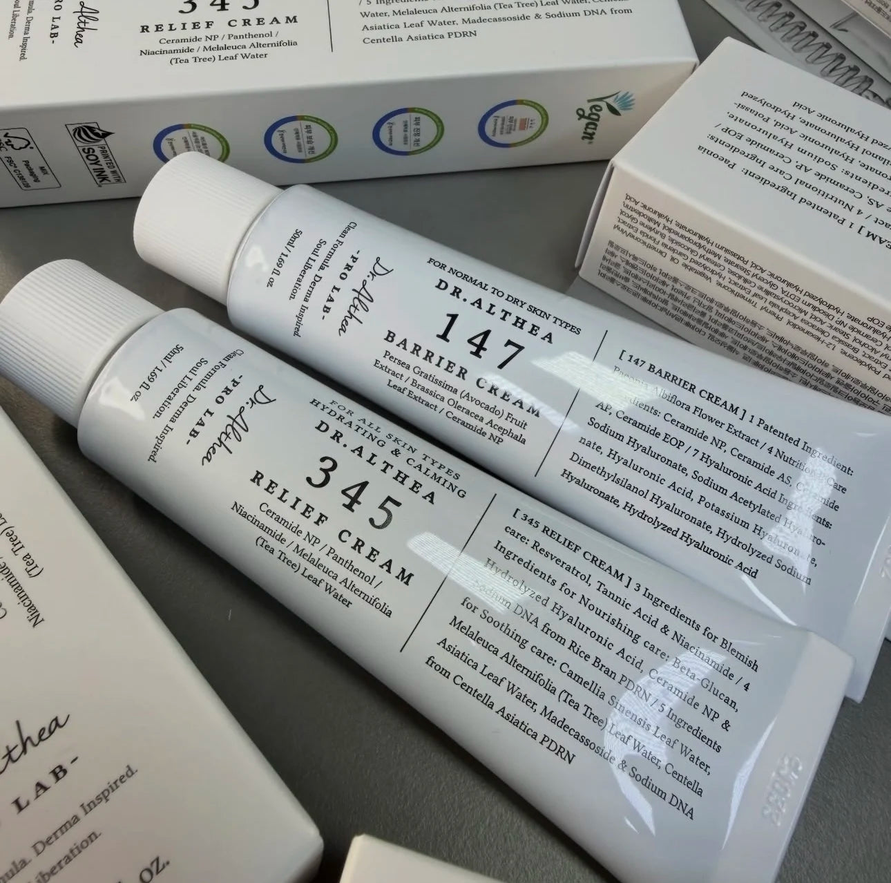 Original Dr.Althea 147 Barrier 345 Relief Cream Antioxidant Whitening Cream Moisturizing Intensive Repair Korean Essence Mist