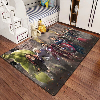 Marvel Series Customizable Carpets for Home Decor - Ideal for Bedrooms Living Rooms Sofas Camping Picnics Children's Rooms