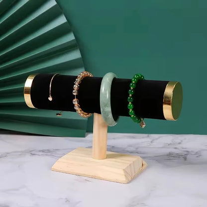 New T-bar Jewelry Chain Hairband Watch Necklace Bracelet Display Stand Rack Holder Fashion Woman Colors Gold Size Style