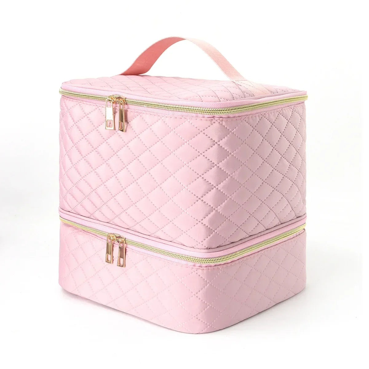 Nail Polish Storage Bag Essential Oil Bag Portable Cosmetic Nail Care Kit Nail Care Tool Storage Box Double Layer 30 Compartment