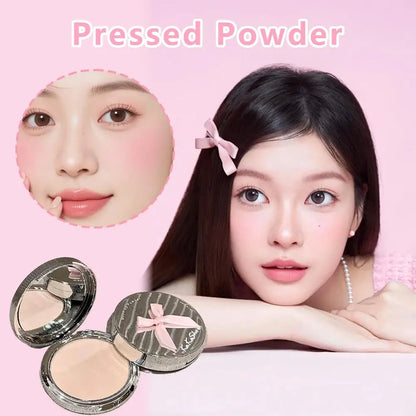 3 Color Natural Pink Loose Powder Oil Control Waterproof Mineral Face Pressed Makeup Powder Cosmetic Long Lasting Setting Powder