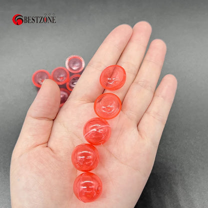 Very Small Mini Tiny 20Pcs 0.67/0.68Inch 17MM 1.7cm Empty Plastic Capsule Toys Surprise Balls Eggshell Container Prop Training