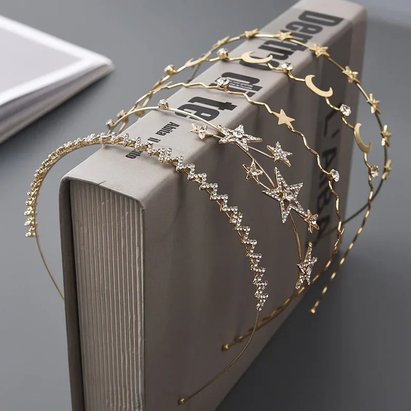 2024 New Fashion Multiple Styles Luxurious All-match Rhinestones Hairbands Headband  for Women Girl Hair Accessories Headwear