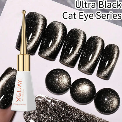 10ml/Bottle Ruby Red Cat Eye Gel Nail Polish Wine red Cherry Dopamine Glitter Nail Gel Soak Off LED/UV Semi-Permanent Manicure