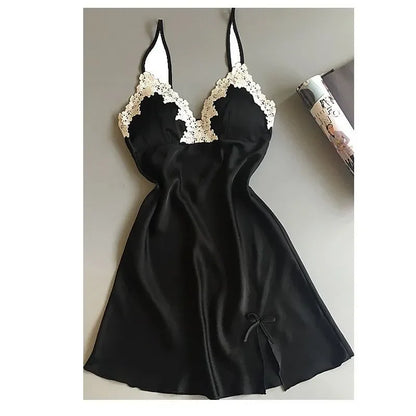 Nightgown for Women's Pajamas Short Skirt Sexy Tempting Home Clothes Night Shirts Catch Dress Sleeping Lingerie Body Hot Pyjamas