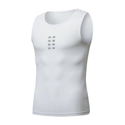 WOSAWE Cycling Jersey Sleeveless Cycling Base Layer MTB Bike Sports Shirt Underwear Racing Bicycle Jersey Shirt Undershirt