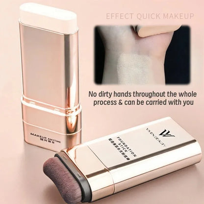 VIVIEN BEAUTY Double-Head Foundation Stick - Light Transparent Concealer Erases Spots & Acne Pores While Brightening Skin Tone