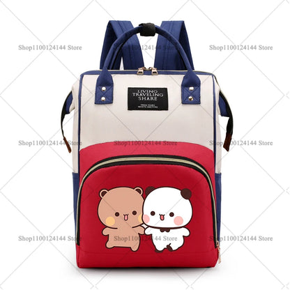 Bubu Dudu Backpack Bag Mummy Yier Bear Panda Bag Mom Baby Multi-function Waterproof Outdoor Travel Diaper Bags for Baby Care