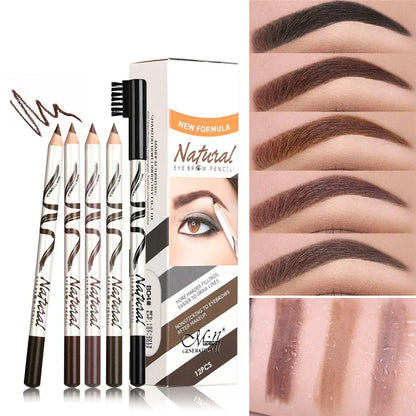5 Colors Makeup Eyebrow Pencil Eyebrow Marker Waterproof Eyebrow Tattoo For Eyebrows Enhancer Dye Tint Pen Long Lasting