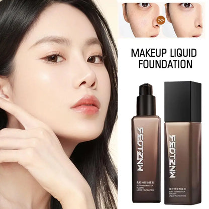 Liquid Foundation Naturally Covers Soft Matte Foundation Base Makeup Moisturizing Concealer CC Cream Makeup Foundation