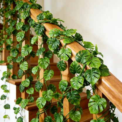 172cm Persian Fern Hanging Artificial Plant Turtle Leaf Vines for Christmas Autumn Garden Wedding Party Wall Balcony Decor