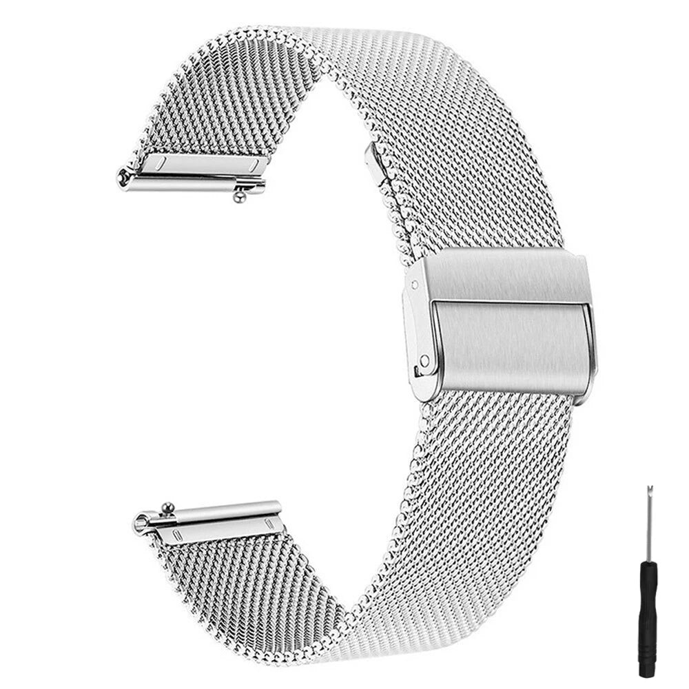 18/20/22/24mm Metal Strap for Samsung Galaxy Watch 765 40/44mm Mesh Bracelet for Huawei Watch GT6 5 GT5Pro 4/3Pro 46mm Wristband