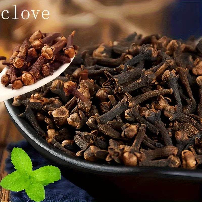 30G/50G/100G High-Quality Large Red Clove Buds, Packed in High-Sealing Black Kraft Bags, Natural Aromatherapy Ingredients, Long-Lasting Fragrance, Deodorizes and Freshens the Air | Purifies the Air in the Bedroom | Improves C