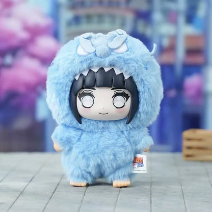 HOT!!Shippuden Beast Party Series Cute Plush Doll Toy Cartoon Backpack Pendant Anime Peripheral Gift Box Naruto Blind Box Gift