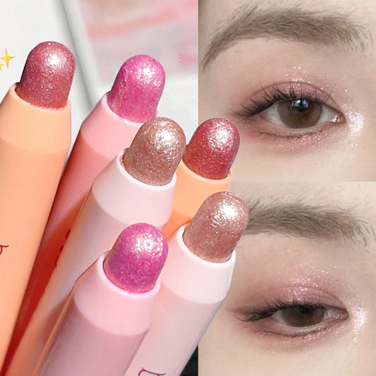 Teardrop Starry Sky Under-eye Shadow Pencil, Non-smudging Pearl Shimmer Contouring Eye Shadow Pencil, Highlighter Stick Makeup
