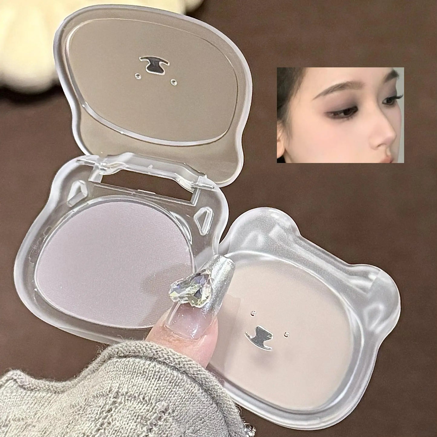 Kakashow Matte Highlighter Silky Smooth Powder Face Contouring & Brightening to Create a 3D makeup look