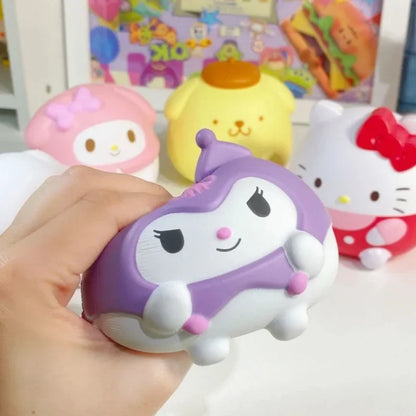 Kuromi Hello Kitty Stress Tabas Squishy Anime Cartoon Free Stuff for Boys Girls Children Pocket Pushy Squeeze Fidget Toys Gift