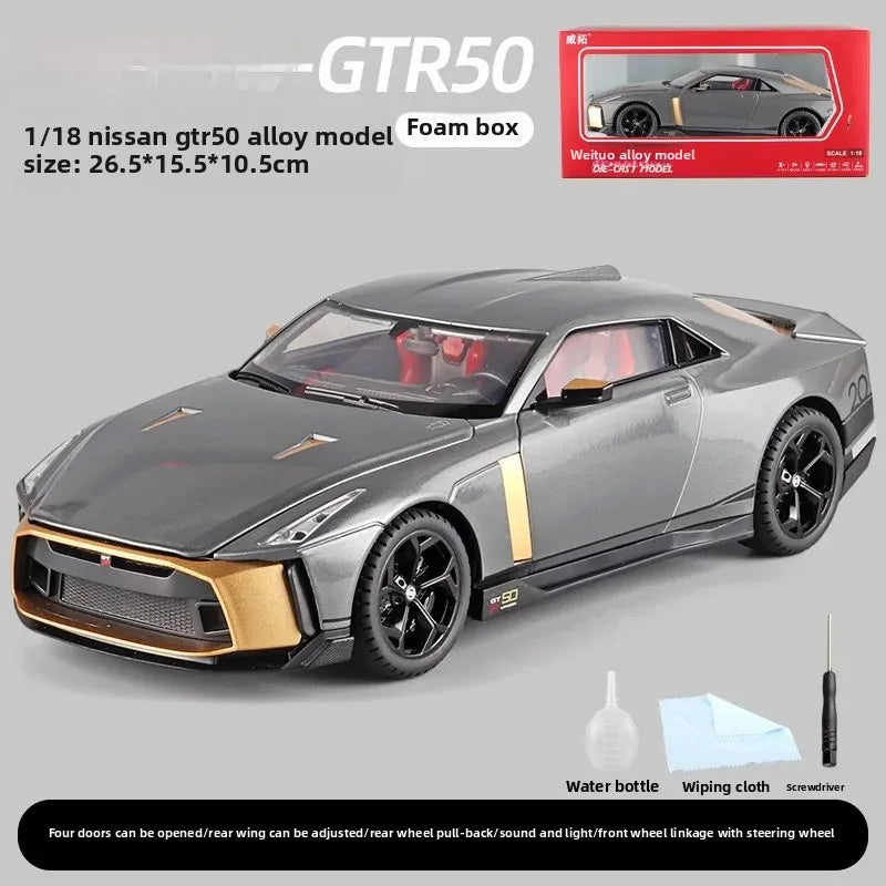 1:18 Scale Luxury Alloy Car Model Fashionable Collectible Vehicle Decoration Blind Box Non-Remote Control Toy from Mainland Chin