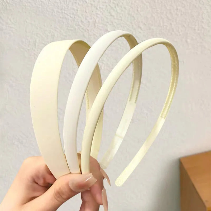5/9pc Anti slip Toothed Hair Band Set Women's Men's Simple Frame Head Shampoo bangs Broken Hair Pressing Bracket Scrub Ornament