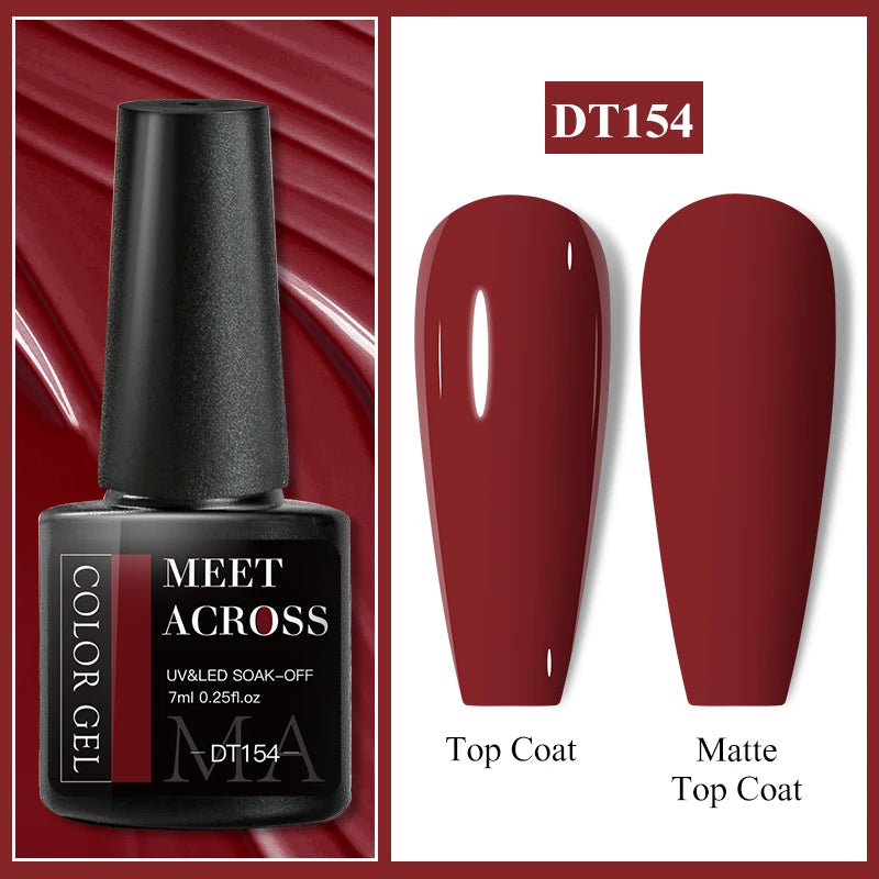 7ml Red Series Cat Magnetic Gel Nail Polish Sparkle Glitter Semi Permanent Nail Art UV Gel Varnish Manicure For Valentines Nails