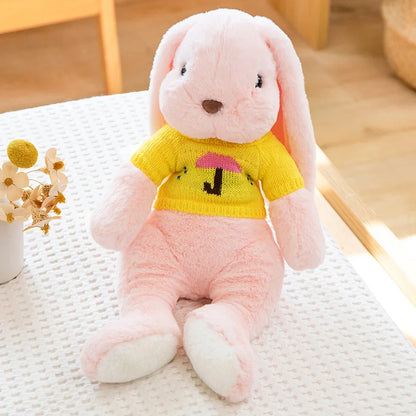 15 Styles Kawaii Soft Rabbit Cute Dolls Plush Toys Kids Stuffed Animals Baby Long Ear Bunny Sleeping Plushie Toy Birthday Gift