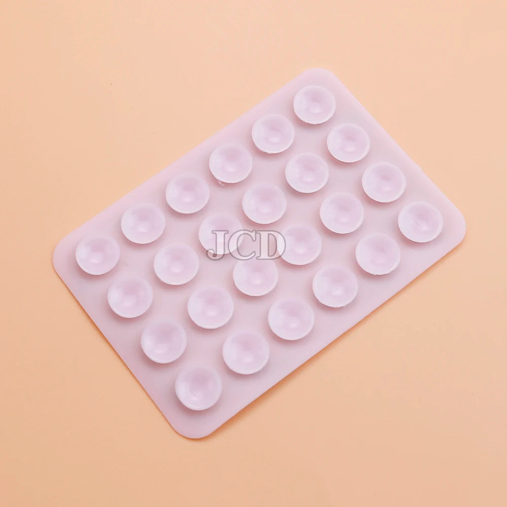 Silicone Suction Pad Back Sticker Suction Cup Phone Holder Silicone Cup Mat Smartphone Wall Stand Fixed For Glass Ceramic Tiles