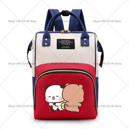 Bubu Dudu Backpack Bag Mummy Yier Bear Panda Bag Mom Baby Multi-function Waterproof Outdoor Travel Diaper Bags for Baby Care