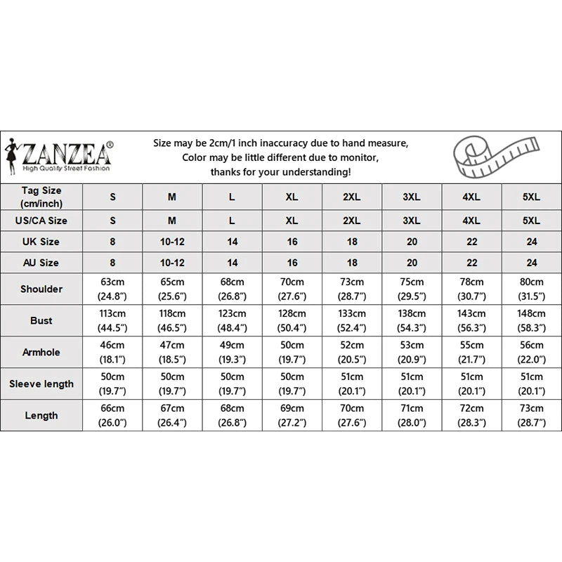 ZANZEA Woman Oversiezd High-Low Shirts Turn-Down Collar Long Sleeve Button Up Loose Chemises Femme Spring Summer Streetwear Tops