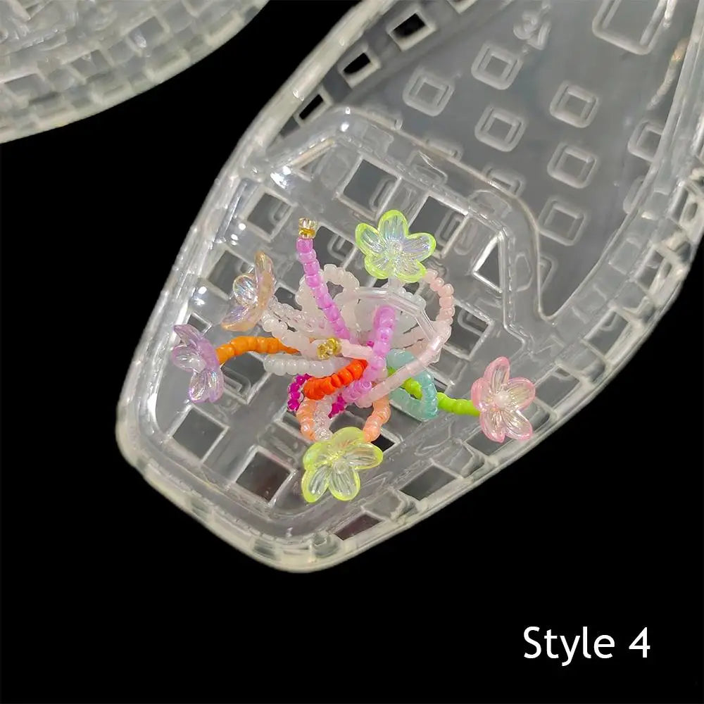 Crystal Flower Shoe Clips Shoes Accessories Tassel Pendant Flower Shoe Buckles Cool Show Sweet Fashion Shiny Shoe Ornaments
