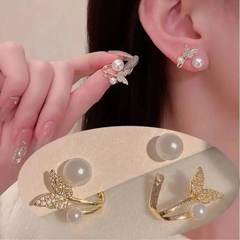 925 Silver Needle Korean Fashion Bowknot Tulip Earrings For Women Jewelry 2026 Trending New Women's White Flower Earrings Brinco