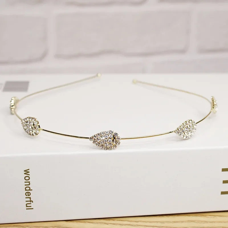 2024 New Fashion Multiple Styles Luxurious All-match Rhinestones Hairbands Headband  for Women Girl Hair Accessories Headwear