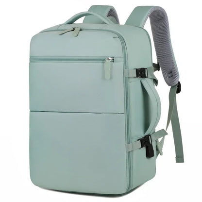 USB Mommy Diaper Bags Laptop Bag Large Capacity Baby Care Mummy Backpack Multi-Function Waterproof Outdoor Bag with Shoe Storage