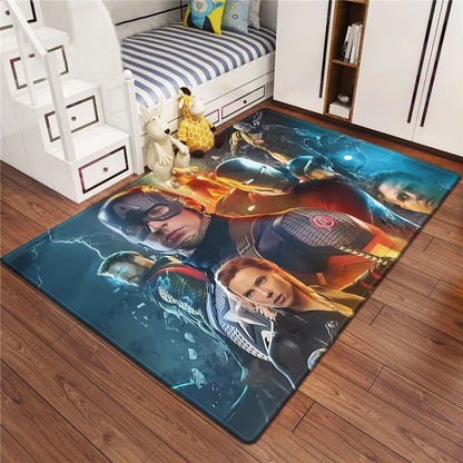Marvel Series Customizable Carpets for Home Decor - Ideal for Bedrooms Living Rooms Sofas Camping Picnics Children's Rooms