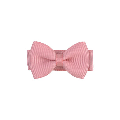 RIBBON BOWS Mini Ribbon Hair Bows Clip for Girls Bangs Hairgrips Covered Safety Bows Headwear Kids Head Claw Accessories