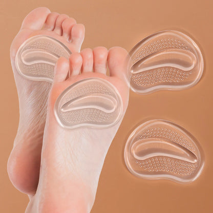 Thickened Half A yard Pad High Heels Insole Forefoot Pad Silicone Forefoot Pad Ladies Sandal Anti-skid Pad Anti-pain