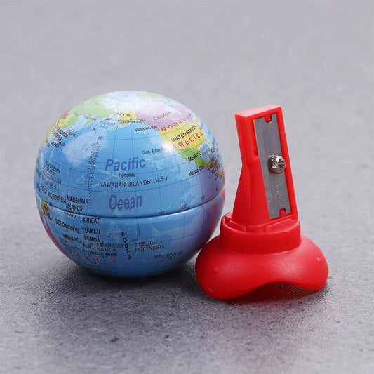 1pcs Globe Pencil Sharpener Cute Child Pencil Sharpener Primary School Students Cute School Supplies