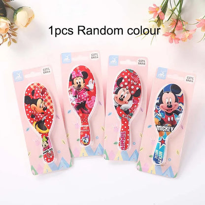 Disney Frozen Elsa Minnie Mickey Mouse Air Cushion Massage Combs Children Comb Hair Brush Hairdressing Tool Girls Christmas Gift