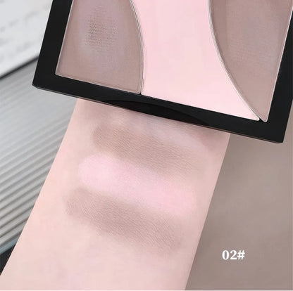 Kakashow Three-color Contouring Palette Shadow Nose Shadow Contouring Highlight All-in-one Palette