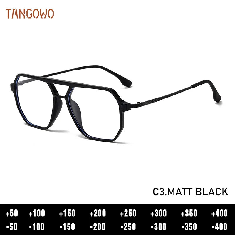 TANGOWO Prescription Glasses for Men Eye-glasses -1 Lunette Myopia Eyeglasses Photochromic Lenses Man Women's Eyepieces Eyewear