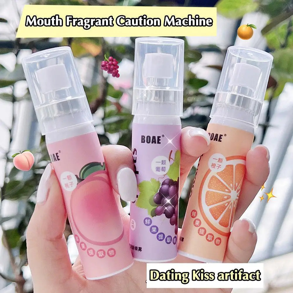 20ML Oral Freshening Spray Natural Fruity Flavor Oral Care Spray Portable Long-lasting Remove Oral Odor For Smoker Освежитель Дл