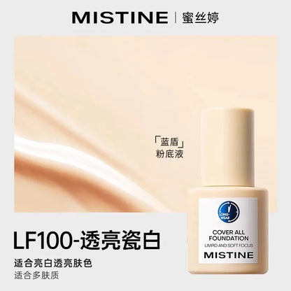 Mistine Liquid Foundation Matte Oil-control Longlasting Waterproof Sweatproof Primer High Concealer Mineral  Makeup Base 30ml
