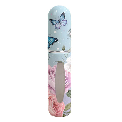 5ml Mini Perfume Bottle Essential Oil Alcohol Spray Atomizer Bottle Spray Rotating Bottle Refillable Empty Cosmetic Containers