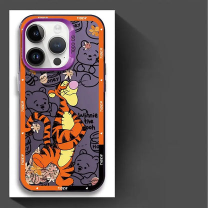 Disney Winnie The Pooh Phone Case for Apple iPhone 16 15 Pro Max 13 14 Plus 12 11 Pro plus  Matte