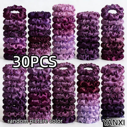 100/60/30/3/6pcs Multi Color Set Fashion Women's Small Intestine Hair ties Release scrunchies headwear scrunchy Accessories