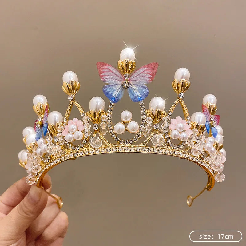 Silver Color Crystal Tiaras and Crowns Rhinestone Prom Diadem Crown Tiara for Women Bride Bridal Wedding Hair AccessoriesJewelry